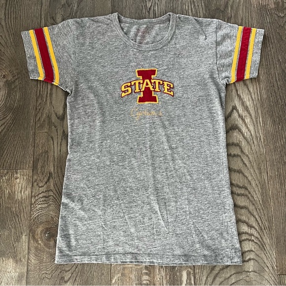 ‘47 IOWA STATE CYCLONES NCAA Gray Short Sleeve Tee T-Shirt Size L - Picture 1 of 5